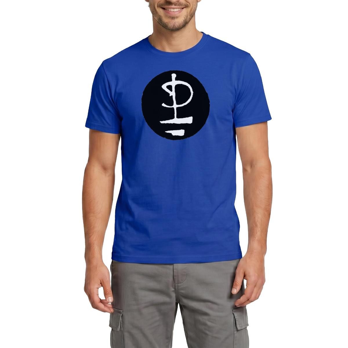 Spreadshirt T-Shirt Pink Floyd Logo Schwarz Weiß Männer T-Shirt (1-tlg)