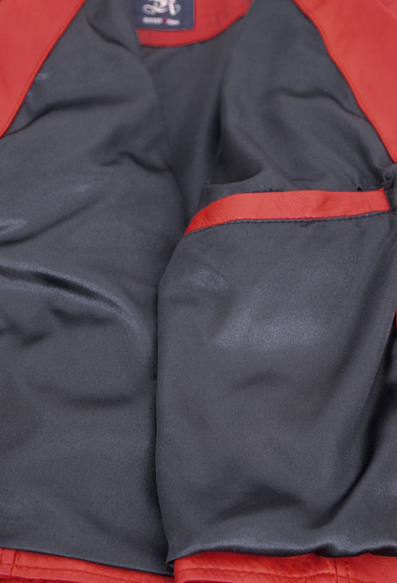 Otto Kern Lederjacke Ghost OTTO KERN - Damen Lederjacke Bikerjacke Lammnappa rot