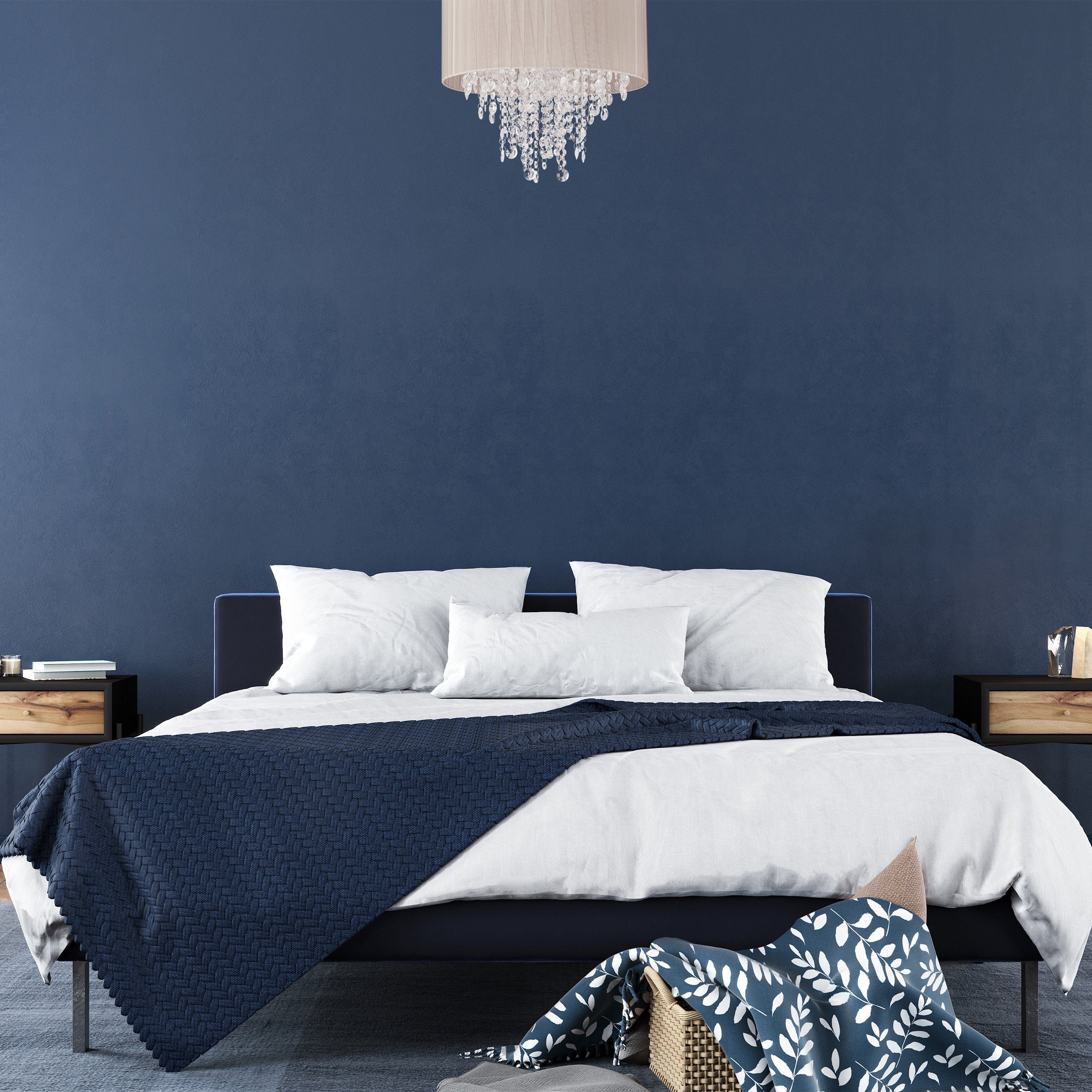 relaxdays Deckenleuchte Deckenlampe Organza Kristall