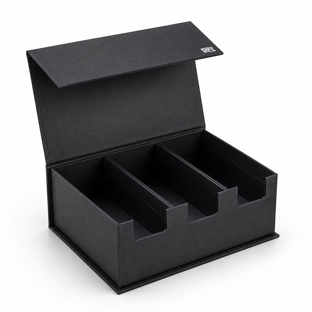Safe-Album Aufbewahrungsbox Box für Gaming und Sport-Cards 3er BIG