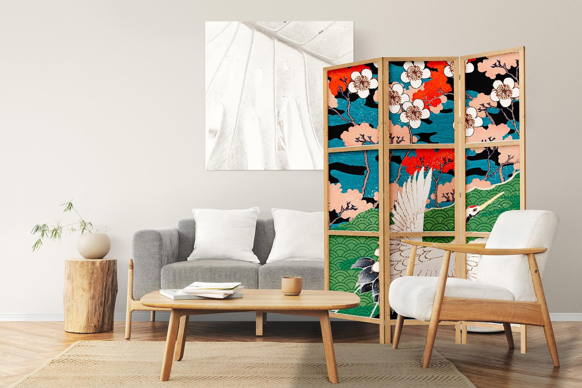 framed concept Paravent Raumteiler aus Holz, günstig online kaufen