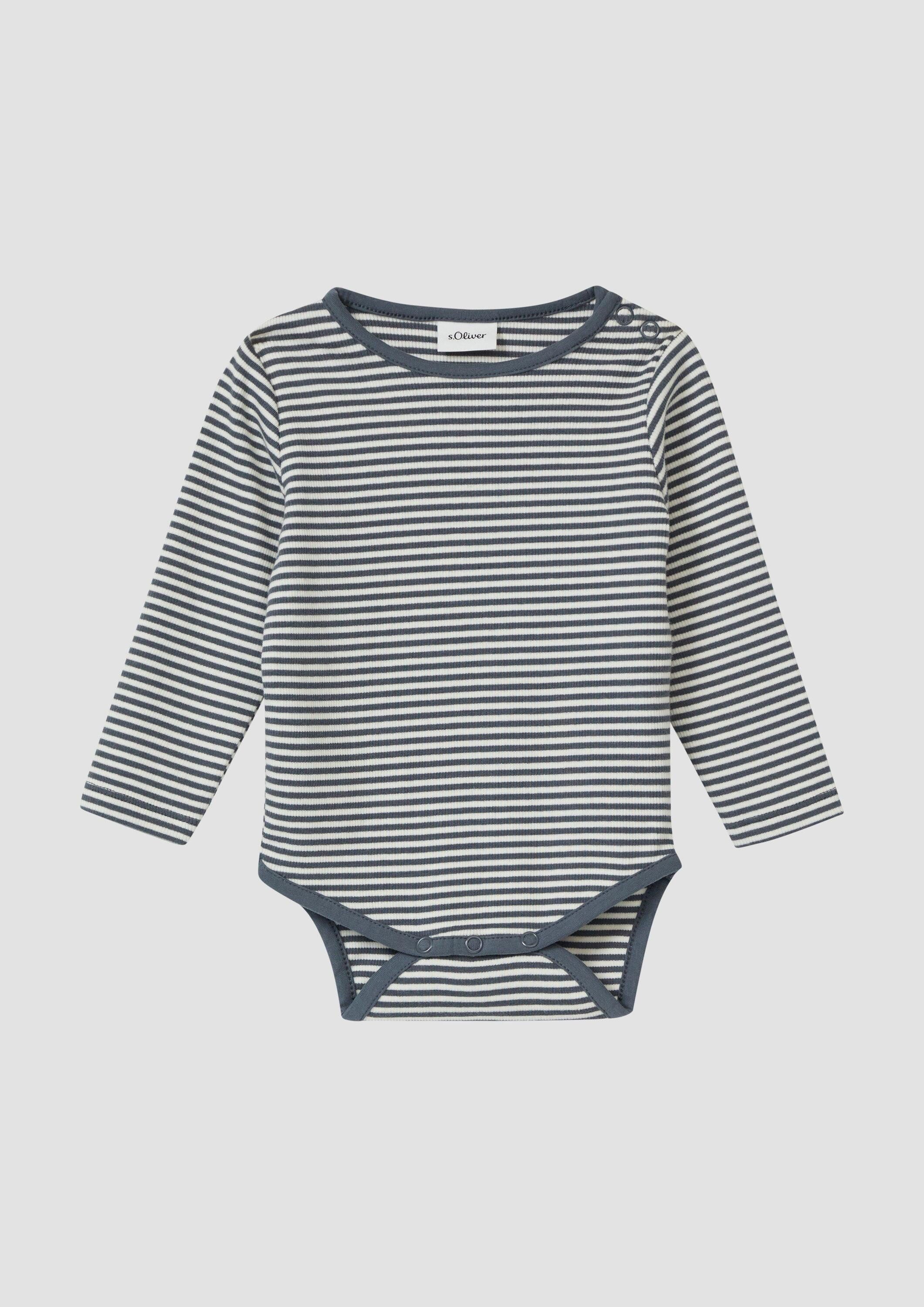 s.Oliver Shirtbody T-Shirt Body Unisex Body mit Rippstruktur (1-tlg)
