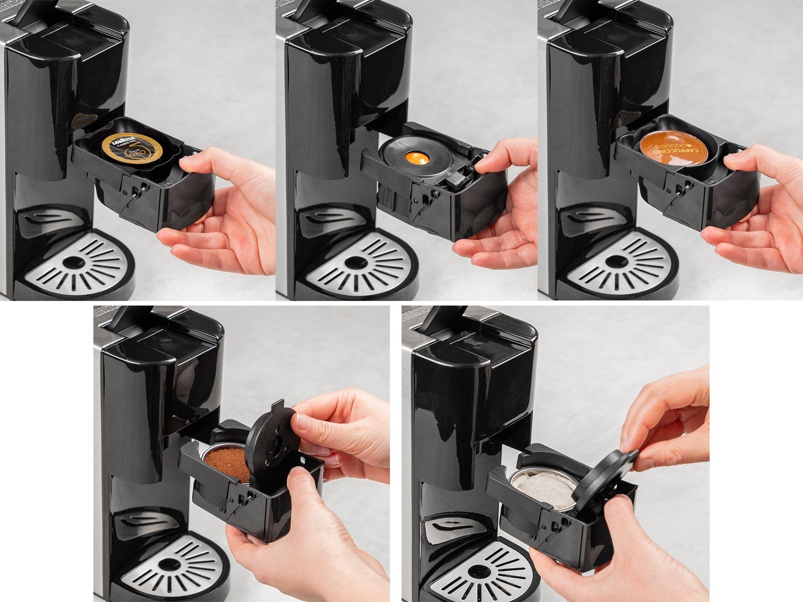 & ESE Kaffee-Pulver Pads Setpoint Pad-Maschine Milchkännchen & Kapselmaschine, Kapseln 1 Tassen