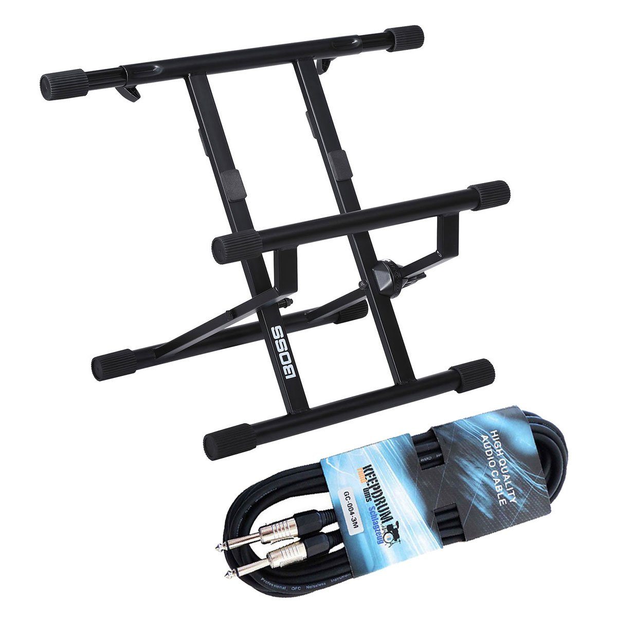 E-Gitarre Boss BAS-1 Amp-Stand mit Klinkenkabel