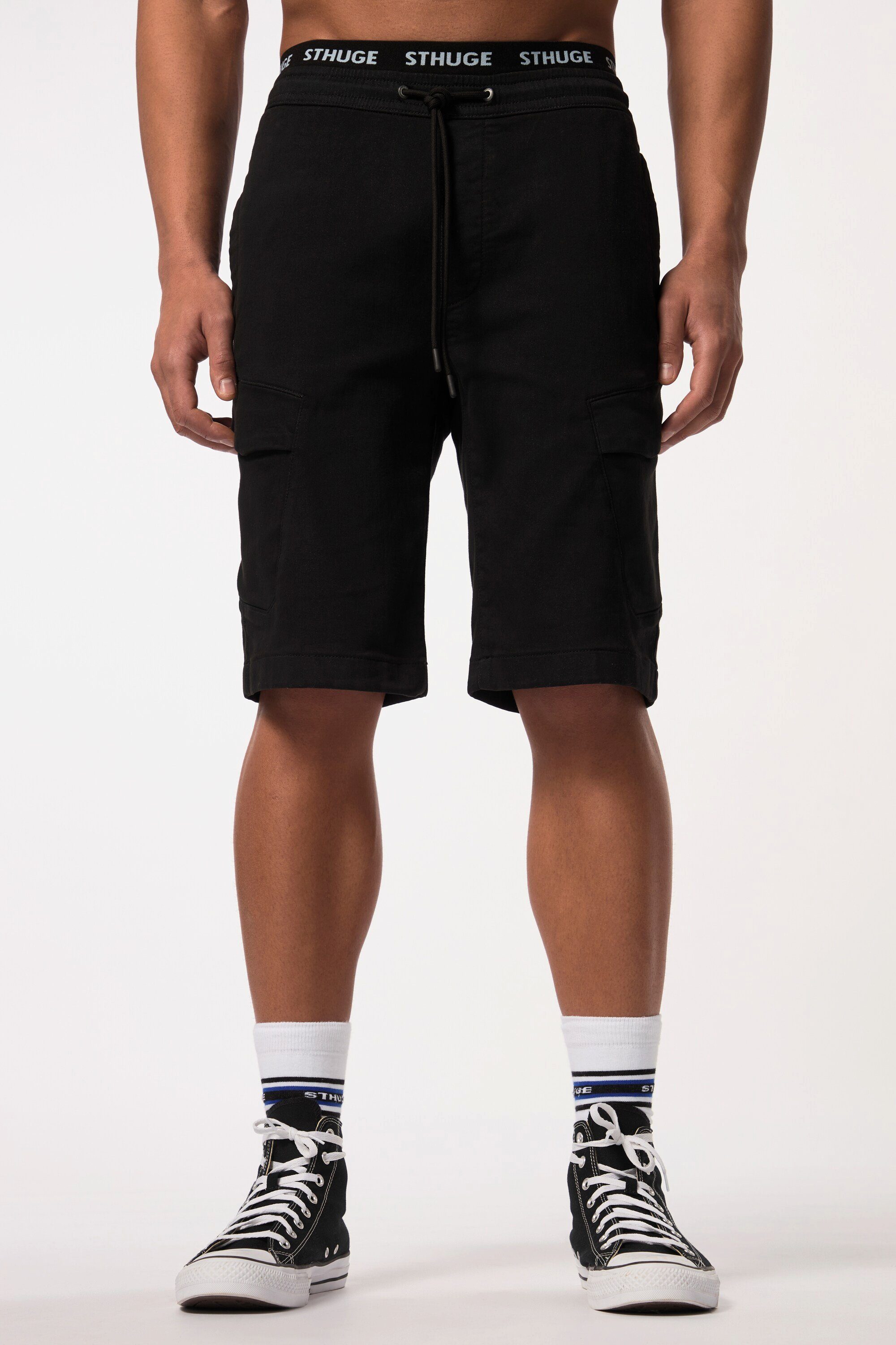 STHUGE Bermudas STHUGE Cargo-Bermuda FLEXLASTIC® Elastikbund