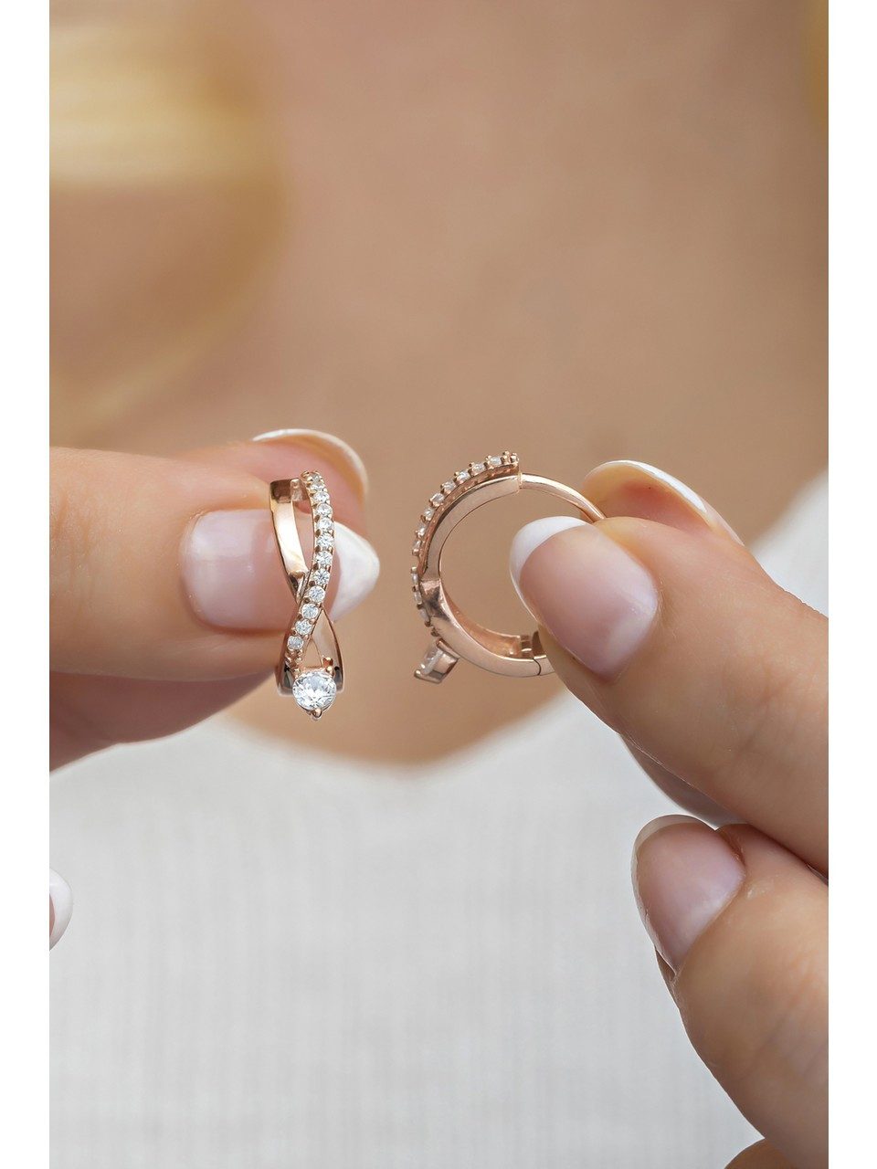 Nisan Ohrring-Set, 925 Sterling Silber Damen Ohrringe, Zirkonia Solitär mit günstig online kaufen