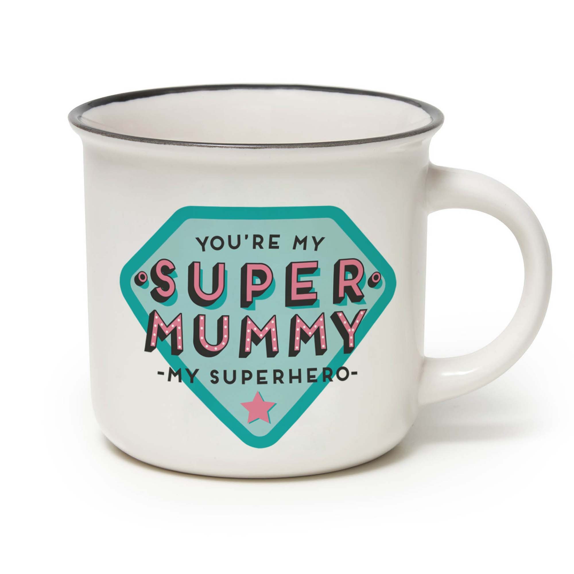 Legami Cappuccinotasse Legami Porzellantasse Trinkbecher Cu-Puccino Super-Mummy