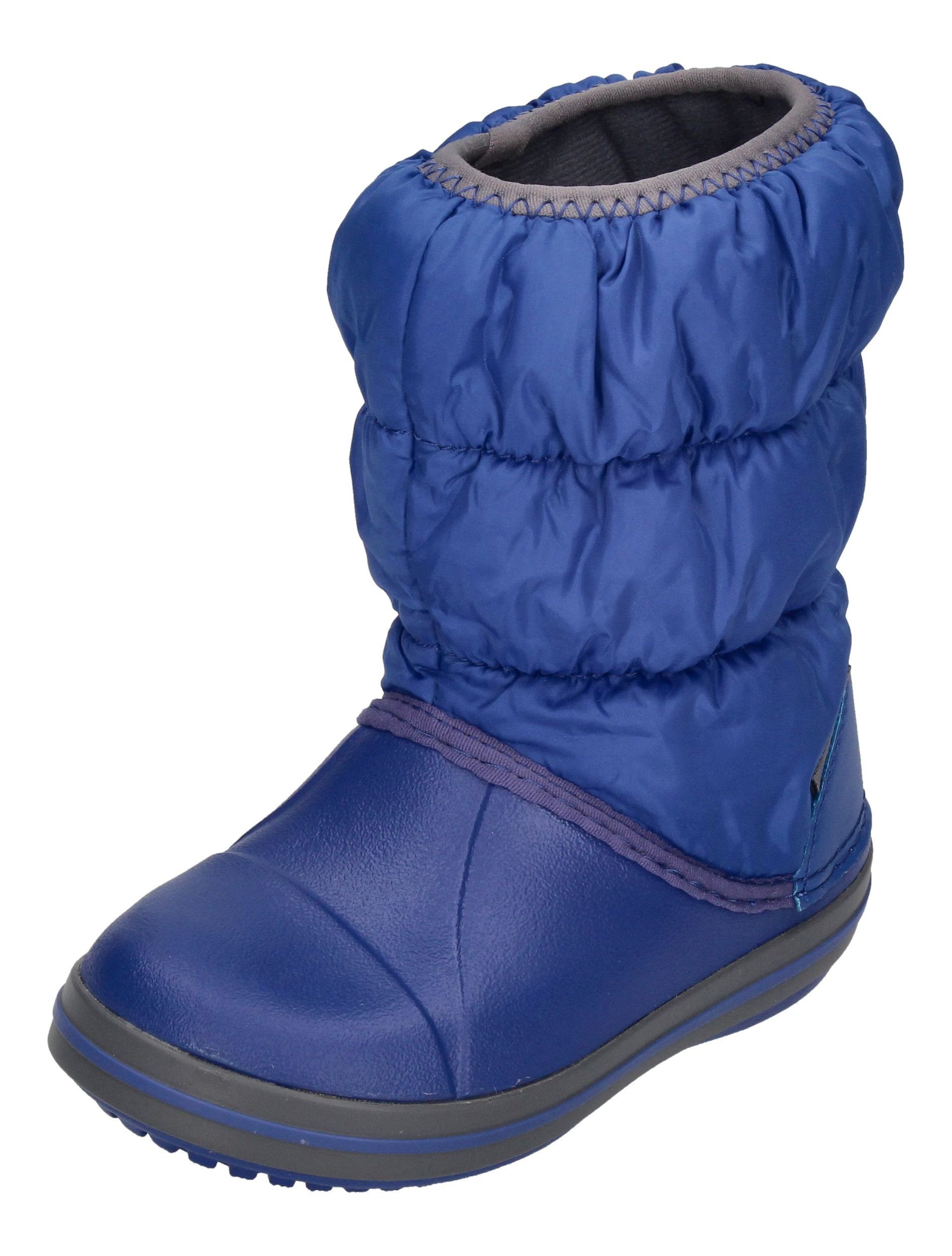 Crocs Winter Puff Boot 14613-4BH Winterstiefel Cerulean Blue Light Grey