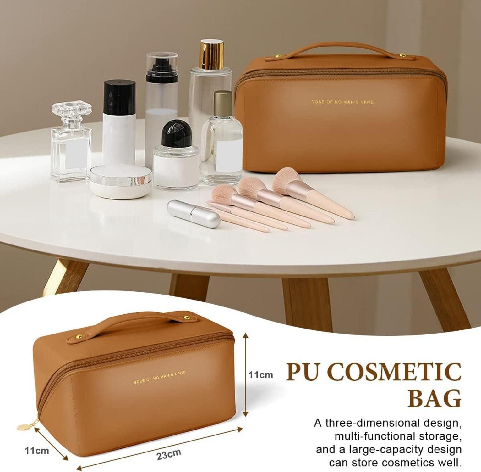 LuxusKollektion Kosmetiktasche Reise Kosmetiktasche PU Leder günstig online kaufen