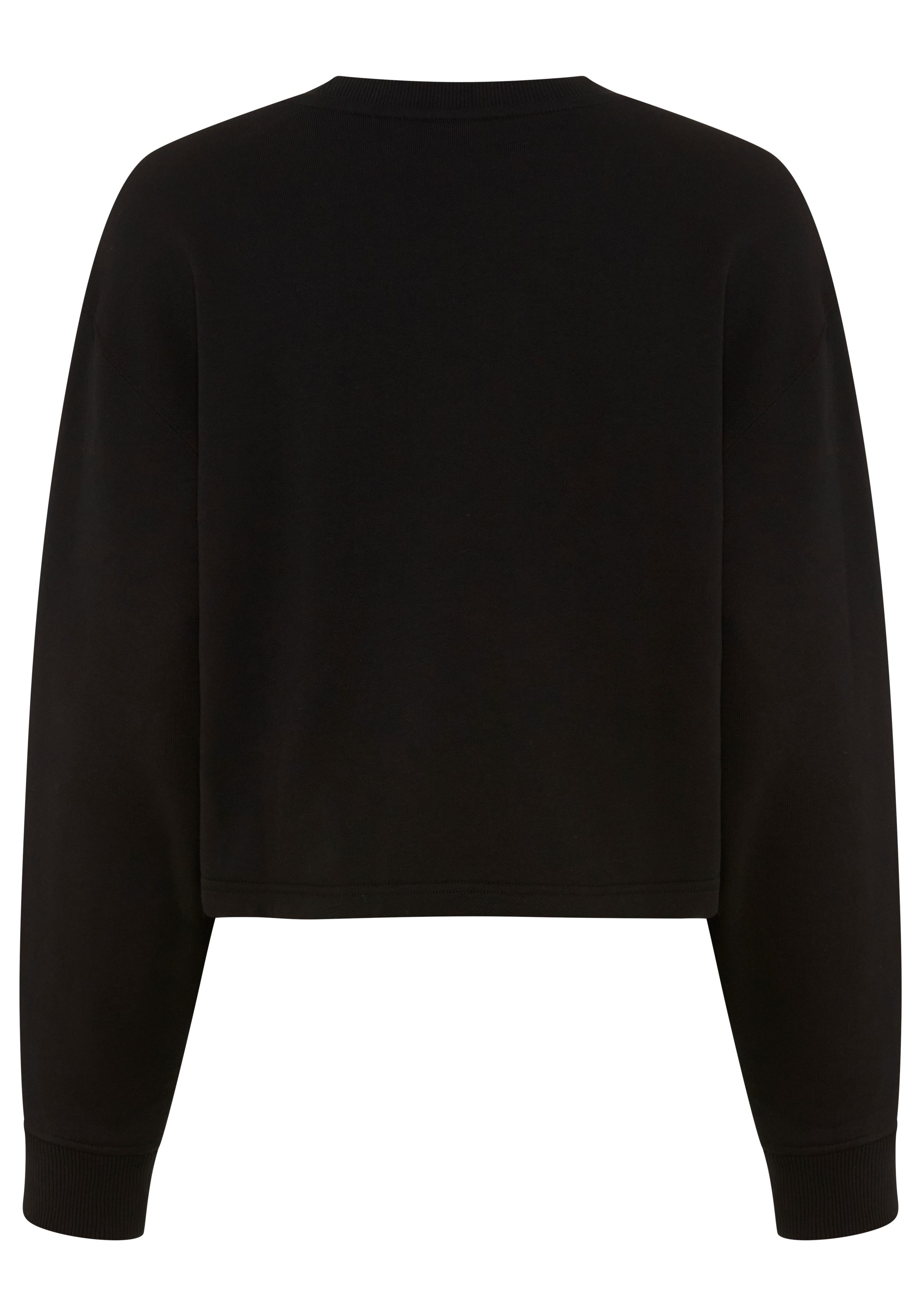 HUGO Sweatshirt Damaswee mit Logoschriftzug, Rundhals