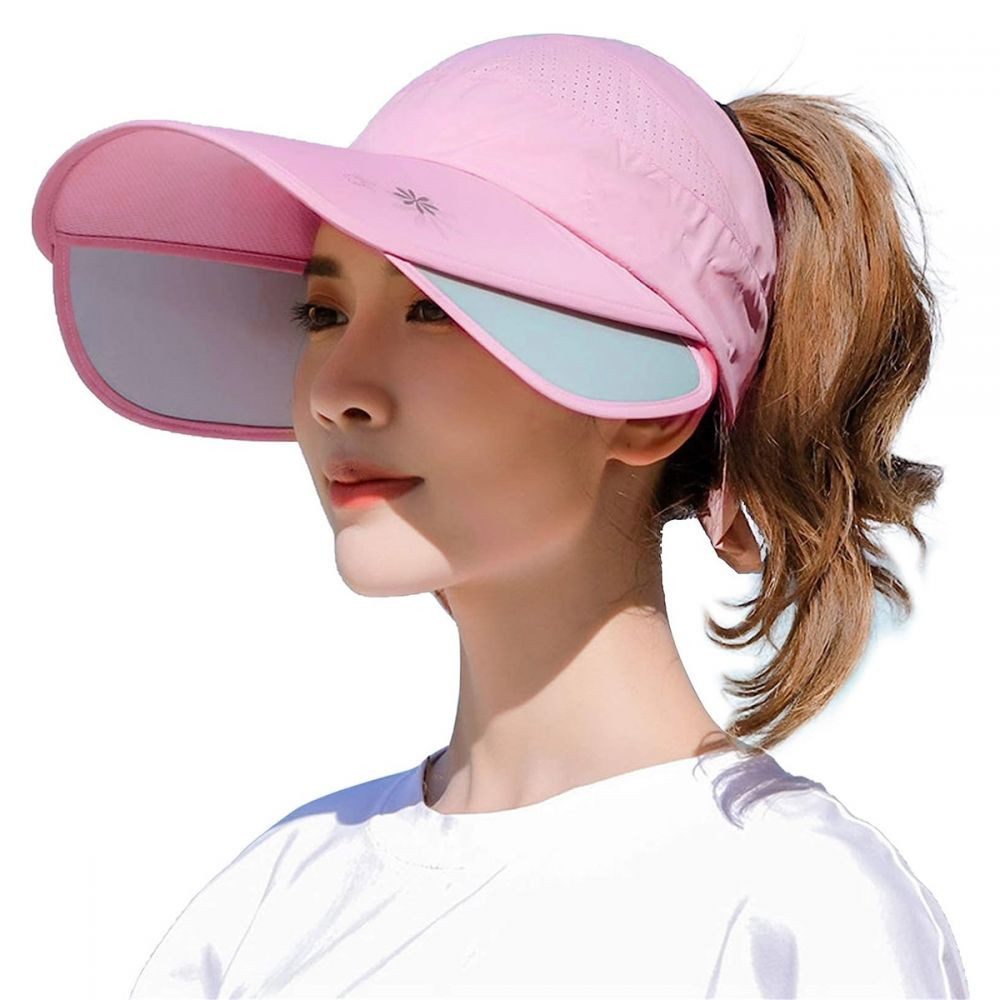 Truyuety Sonnenbrille Visierhut mit breiter Krempe für Damen, Golf-Schirmmütze (1-St)
