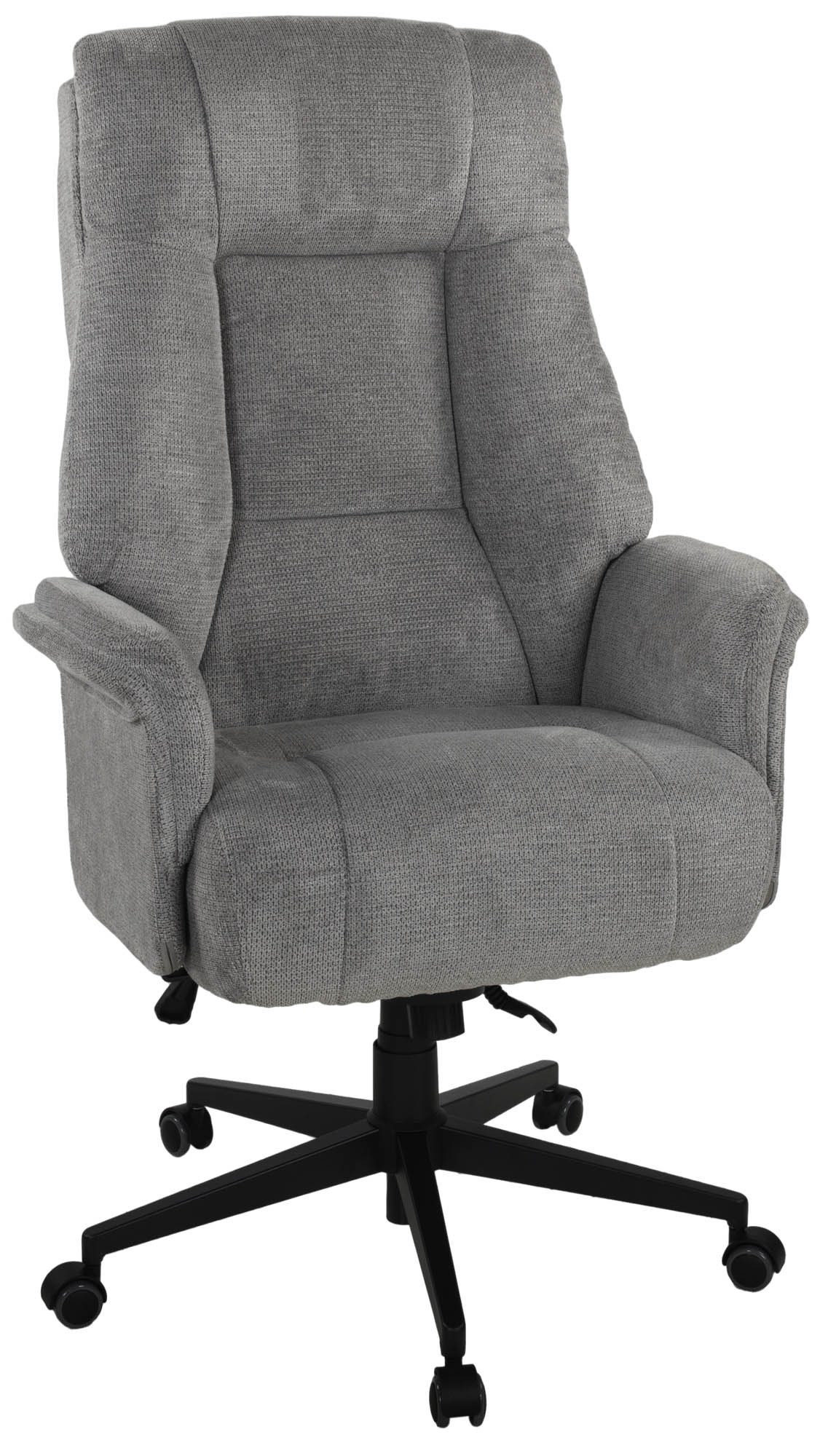 Duo Collection Chefsessel Otto, 150 kg belastbar, grau, Webstoff - 74x122x74cm (BxHxT)