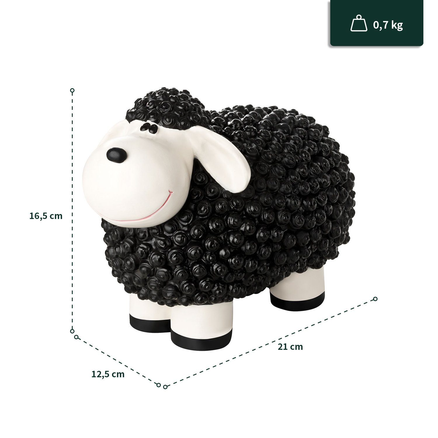 VERDOBA Gartenfigur Bunte Mini Schafe Gartenfiguren, günstig online kaufen