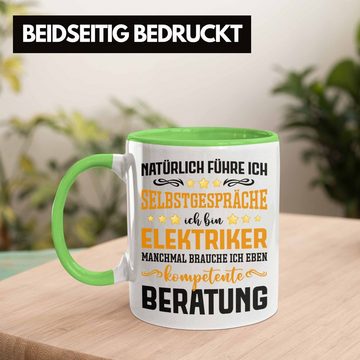 Trendation Tasse Trendation - Elektriker Tasse Spruch Männer Geschenk Lustig Gadget Geschenke Kaffeebecher Elektrotechniker