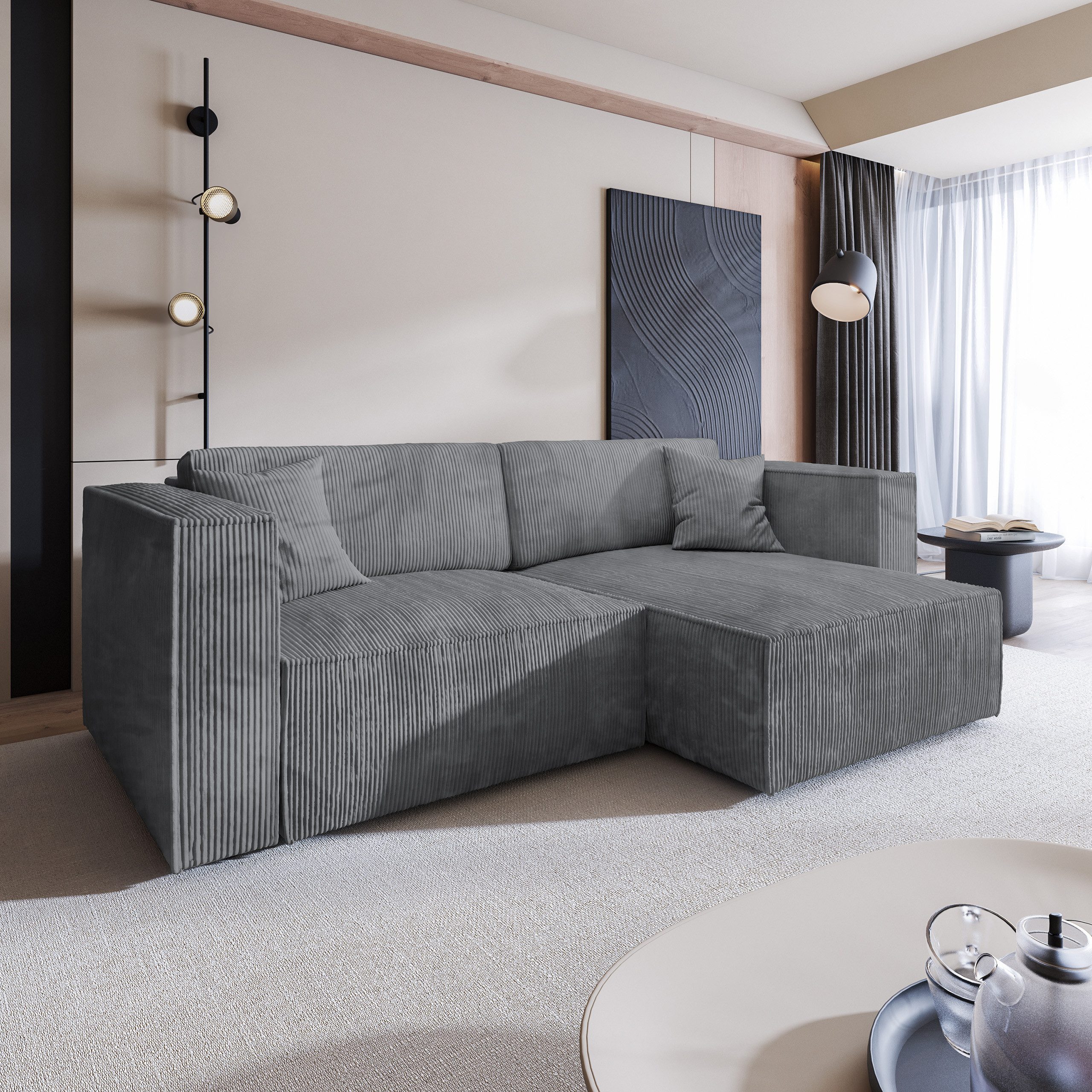 Masseno Ecksofa NERIO mit Schlaffunktion L-Form, günstig online kaufen