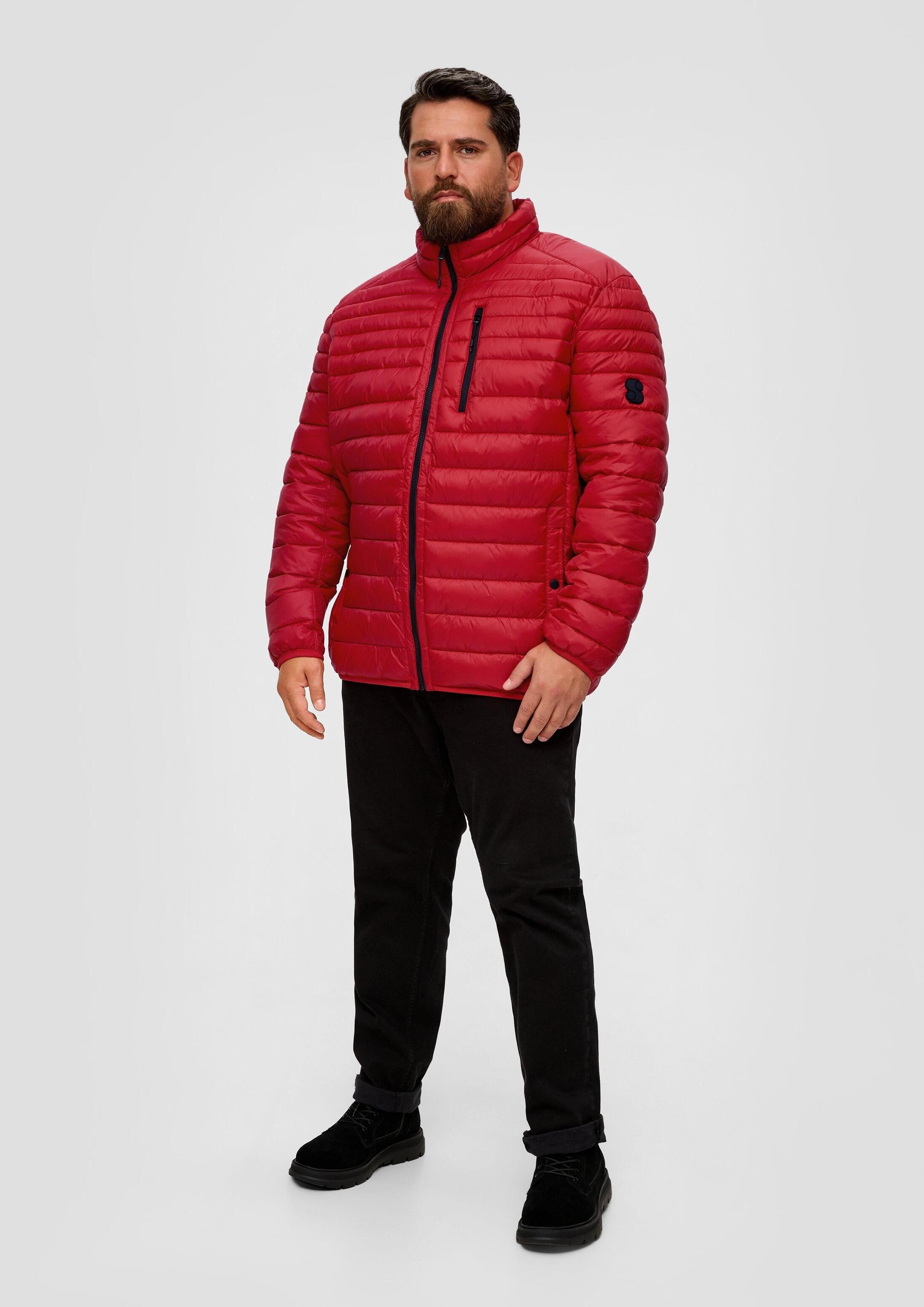 s.Oliver Funktionsjacke Outdoor-Jacke Steppjacke mit Label-Patch