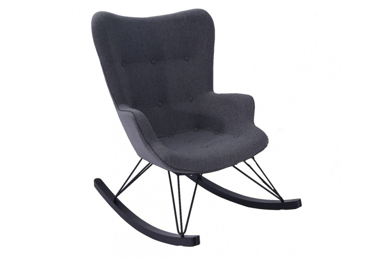 KAWOLA Schaukelsessel FREDY, Stuhl Stoff verschiedene Farben. Reduzierter Preis € 335,00. Unverbindliche Preisempfehlung € 699,00