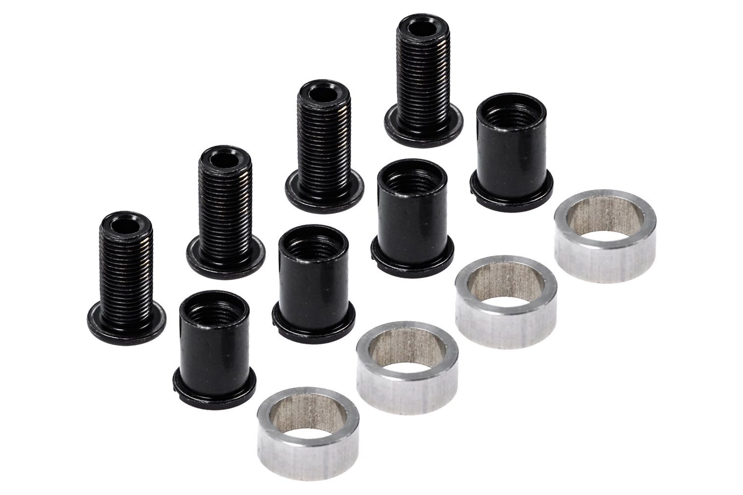 FSA Schaltung 4 Stück FSA Kettenblatt Schrauben Set Kurbel M8x16mm E-Bike Spacer 6mm