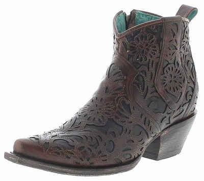 Corral Boots »G1496 Damen Westernstiefeletten Braun« Stiefelette Rahmengenäht