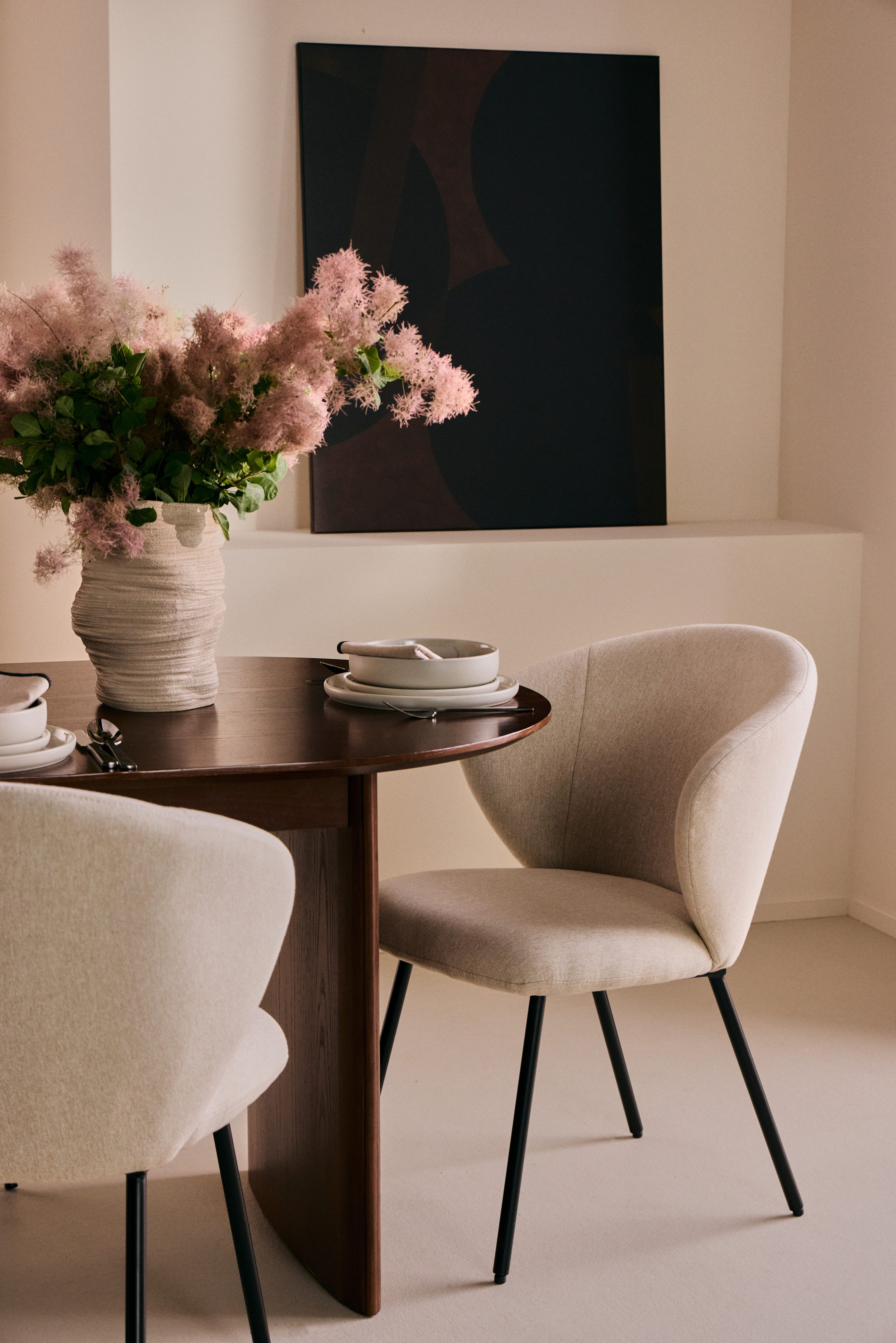 LeGer Home by Lena Gercke Kombiservice Geschirr-Set, Service Liliane (16-tlg), 4 Personen, Steinzeug, skandinavische, minimalistische Formensprache, 16 Teile