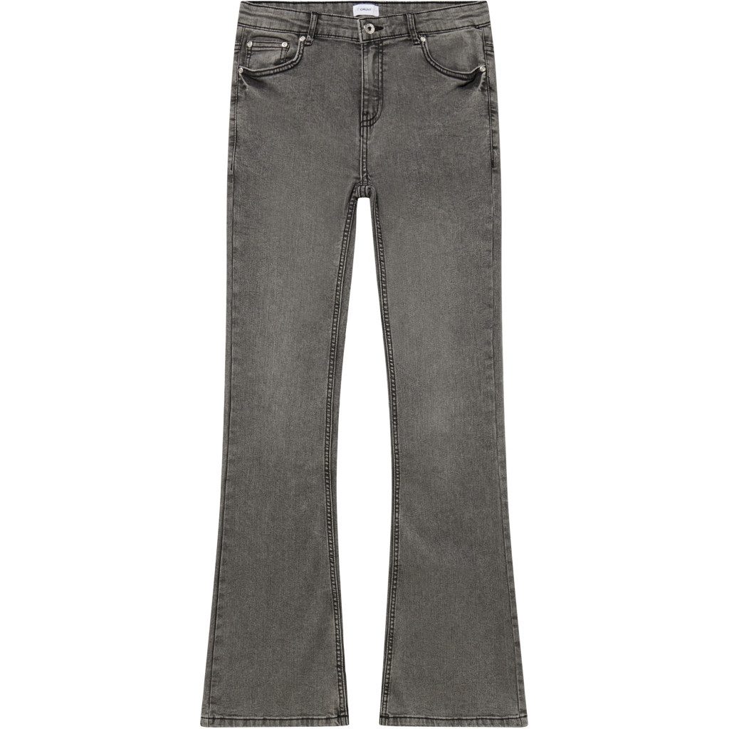 GRUNT Bootcut-Jeans GRTexas Low Flare (1-tlg) GRUNT Mädchenjeans „GRTexas Low Flare“ – Bootcut Jeans in Grau