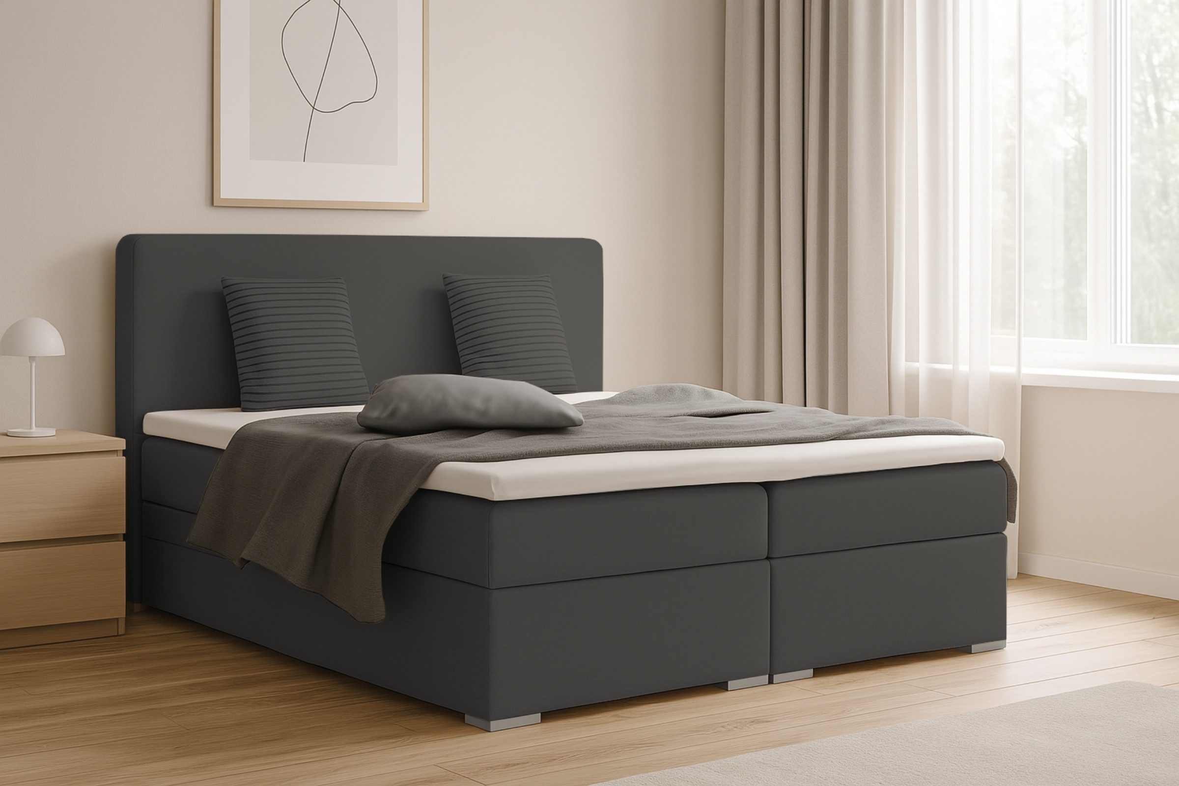 Deine Möbel 24 Boxspringbett BELLO Boxspring günstig online kaufen