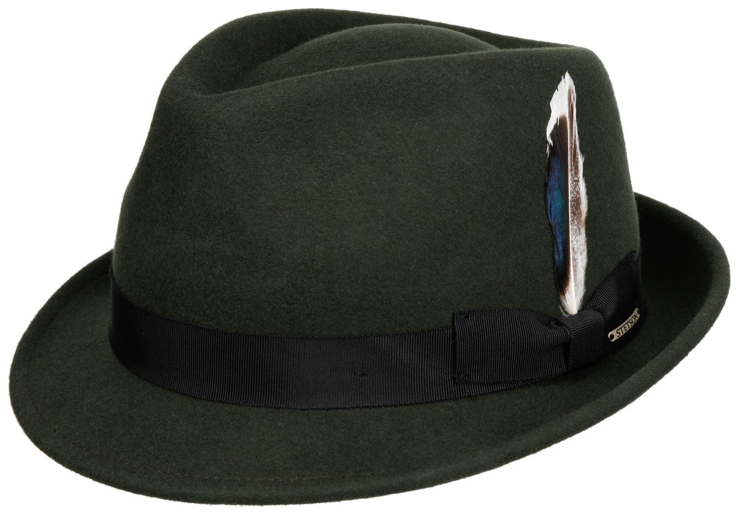 Stetson Elkader Trilby Filzhut – Wollfilz, Wasserabweisend, Größe S (54-55 Cm) – Für Damen & Herren