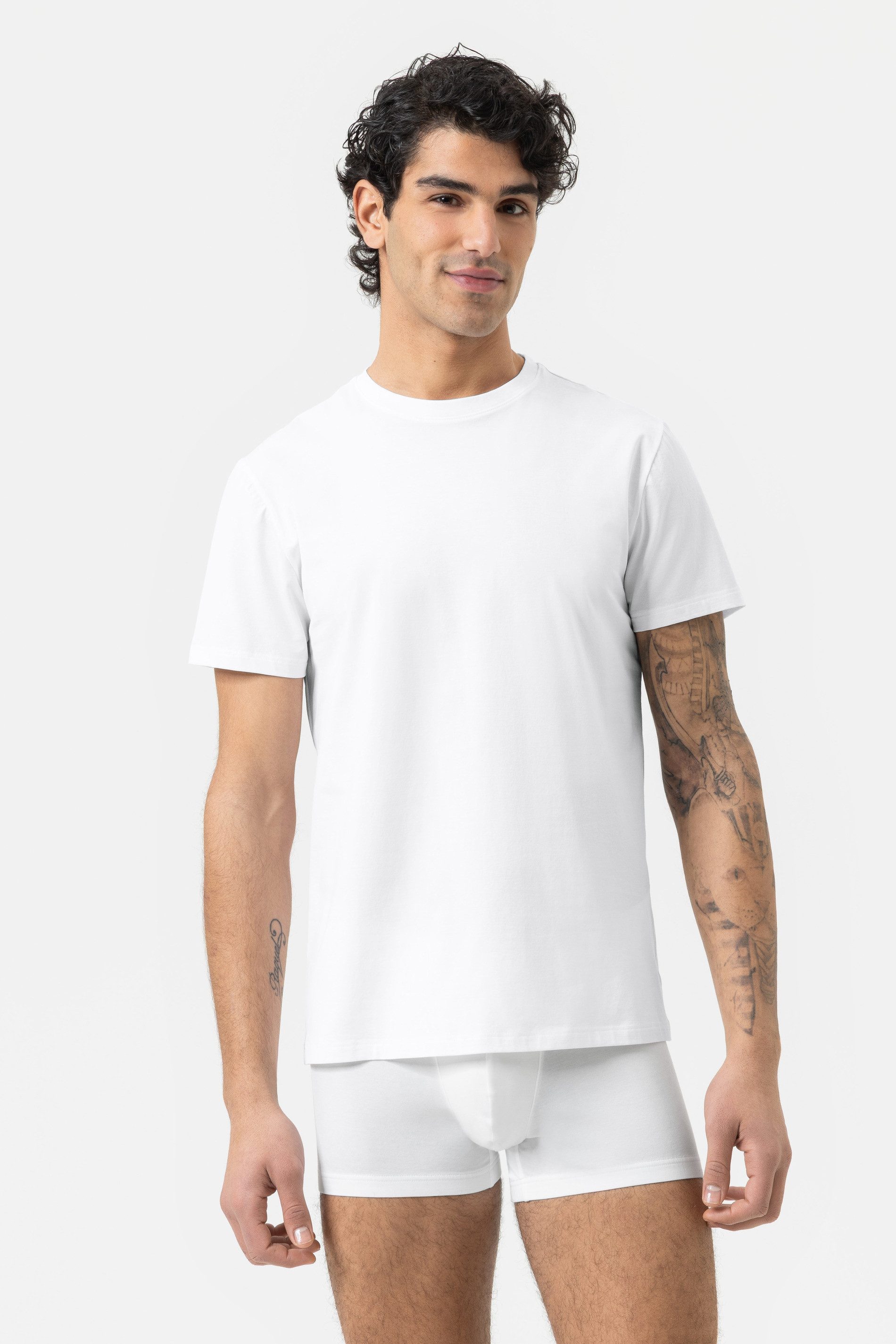 Mey Kurzarmshirt Mey male T-Shirt Serie Mey 10 Out Of 10 Uni (1-tlg) Basic Shirt, zeitloses Design, Baumwoll-Mix, Rundhals