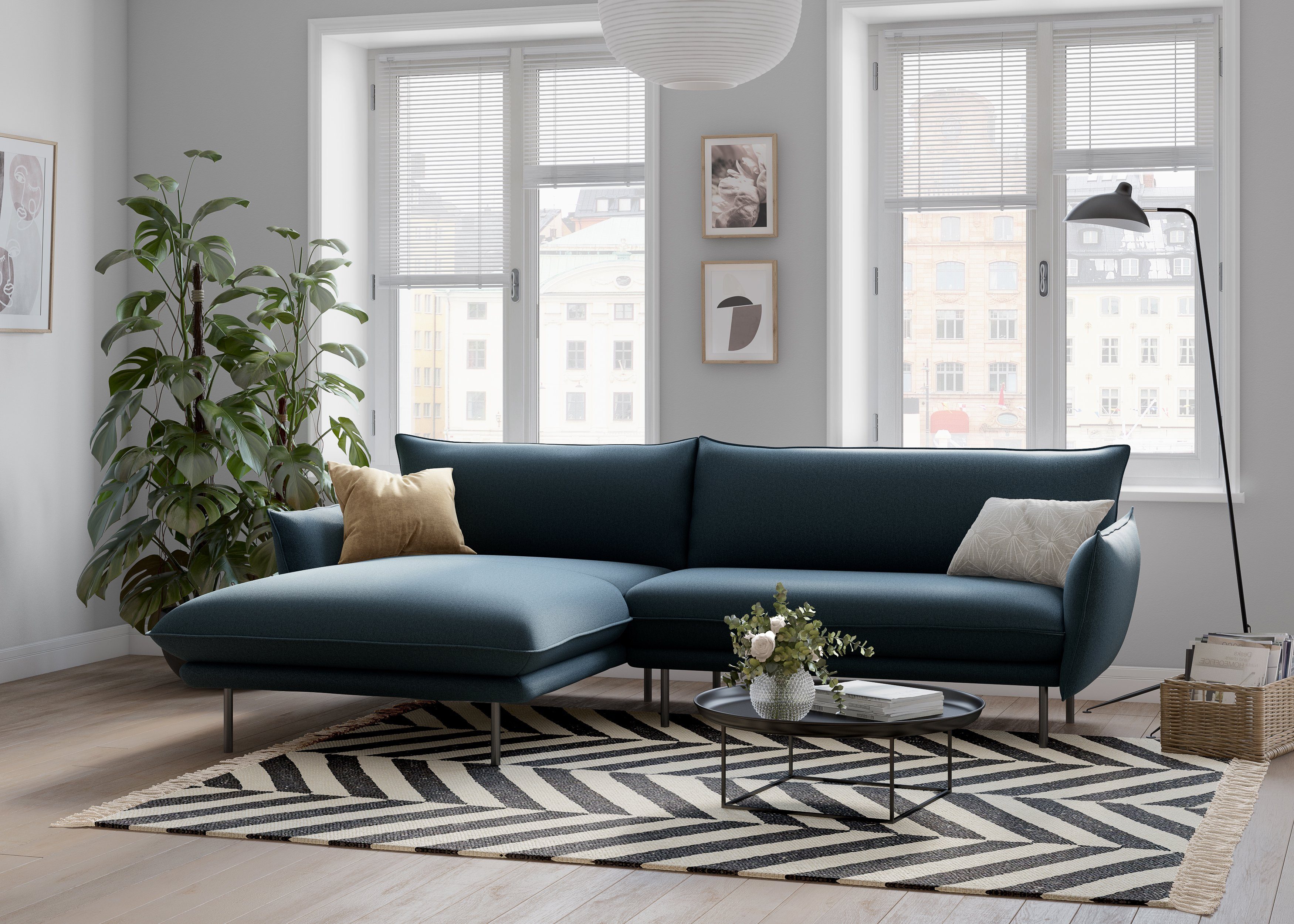 andas Ecksofa Stine L-Form, Besonderes Design günstig online kaufen