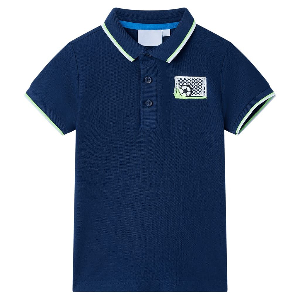 vidaXL Poloshirt Kinder-Poloshirt Marineblau 128