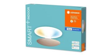 Ledvance LED-Leuchtmittel Deckenleuchte inkl. E27 LED Bluetooth Wand Decken Lampe, E27, Warmweiß, STEUERBAR MIT ALEXA, GOOGLE UND APPLE, SMART+