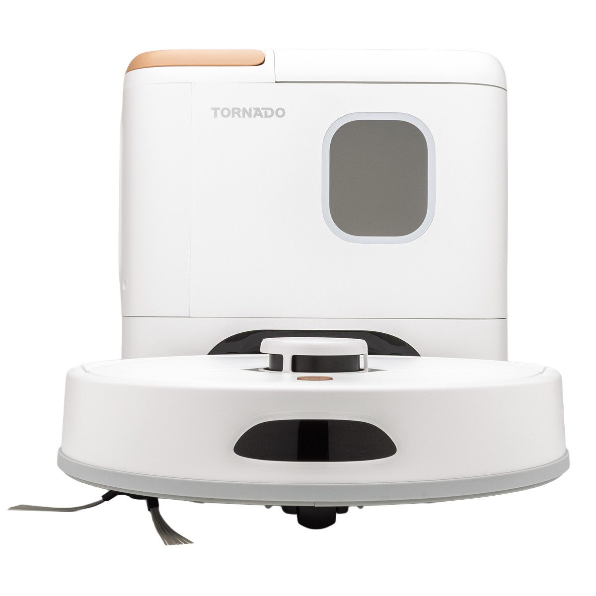 Tornado Saugroboter Saug-Wisch-Roboter 3000Pa, Laser-SLAM-Navigation, 120 Min, Weiß