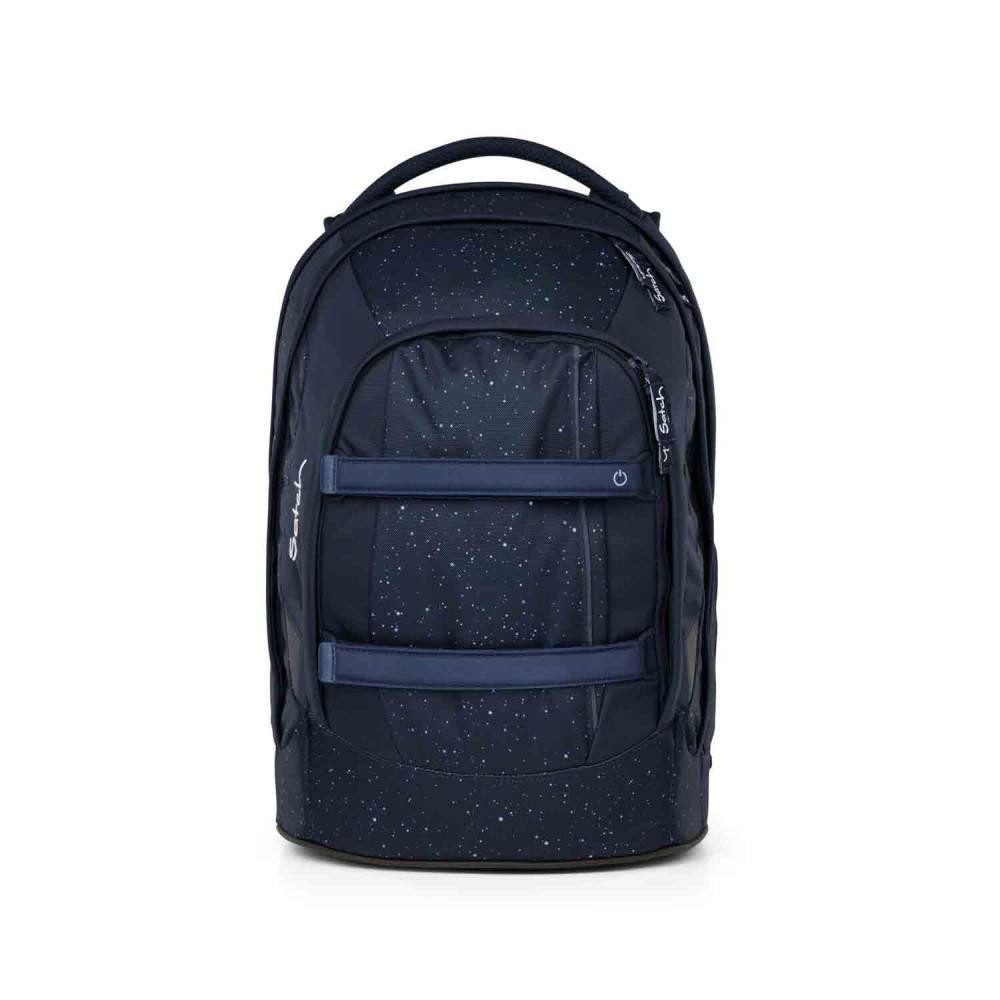Satch Schulrucksack Pack Midnight Edition (3tlg., inkl. Schlamperbox und Sportbeutel)