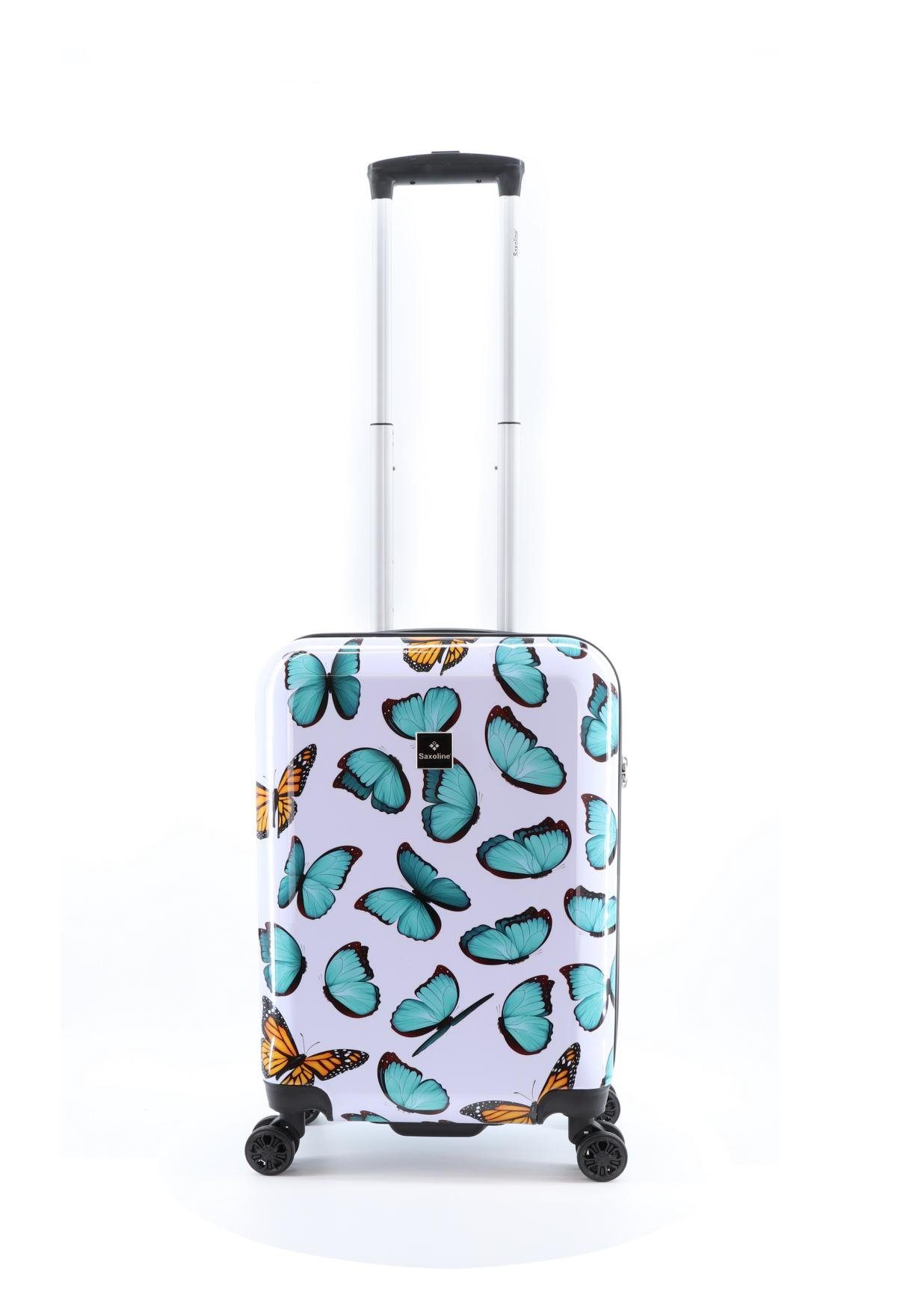 Saxoline® Koffer Spinner 4 Rollen TSA Gr. S/M/L/SET Springful, 4 Rollen, TSA-Zahlenschloss