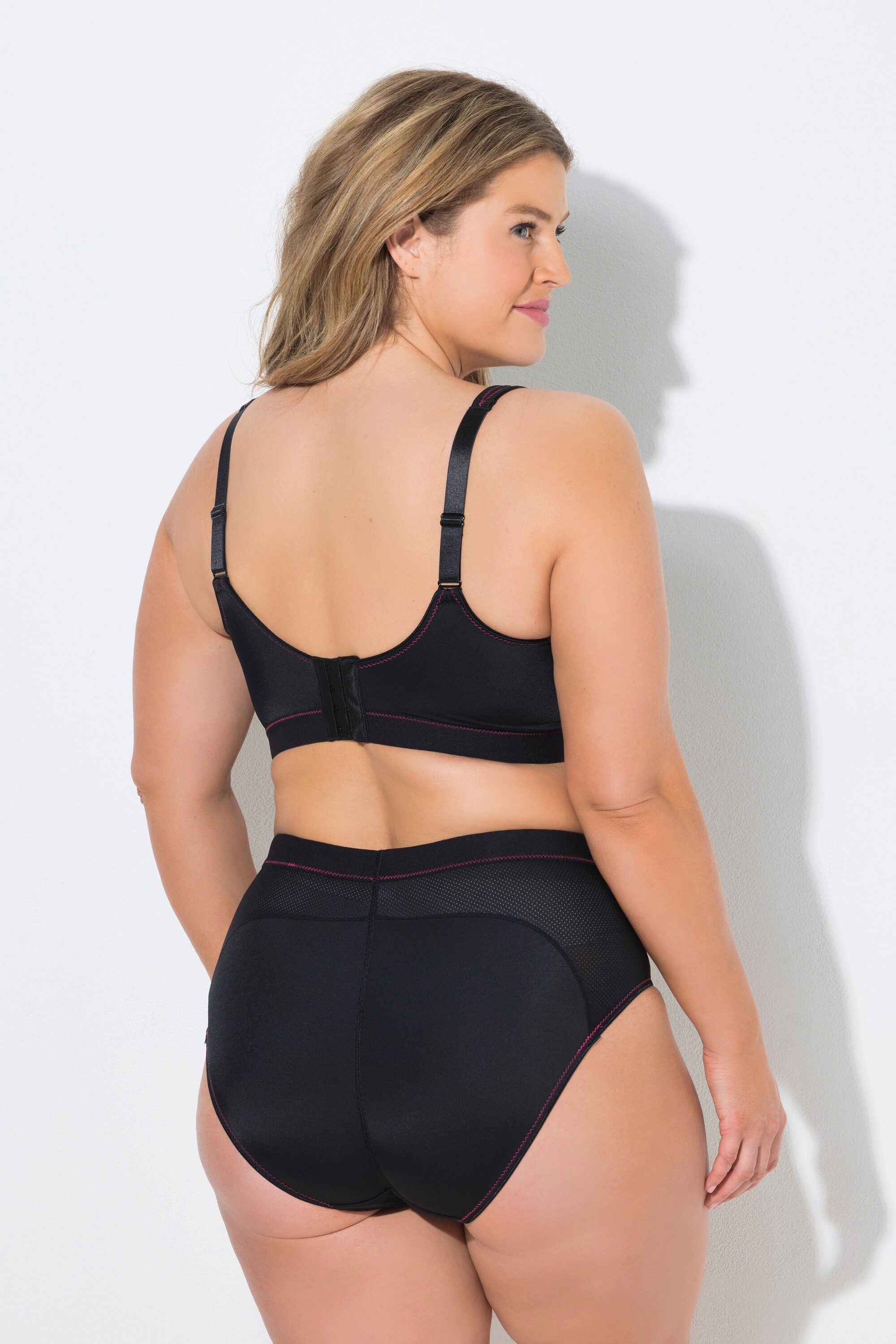 Ulla Popken Sport-BH Sport-BH Ziernähte ohne Softcups bügellos