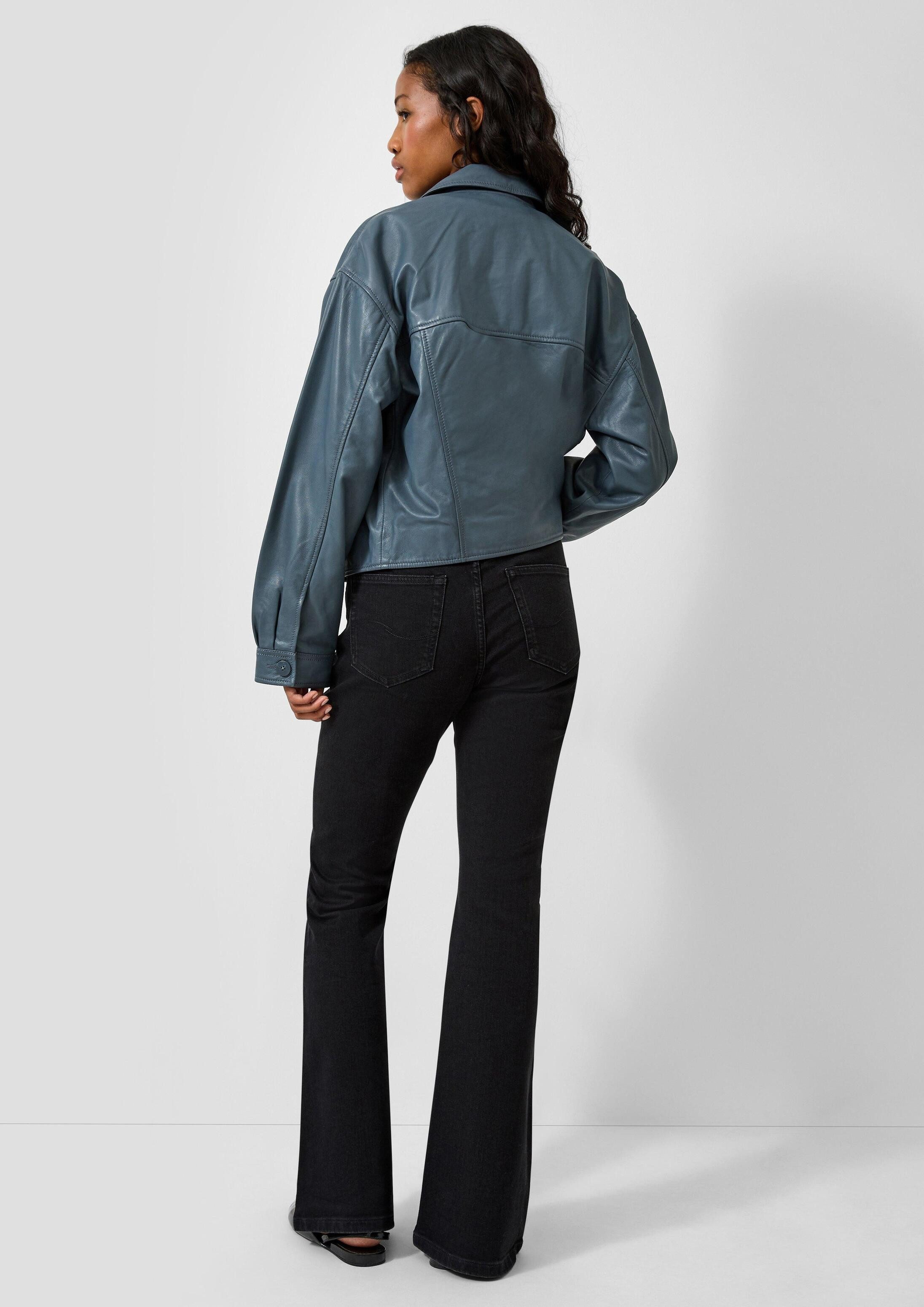 QS Bootcut-Jeans Jeans-Hose REENA Jeans Reena/High Rise/Flared Leg – Bild 3 von 5