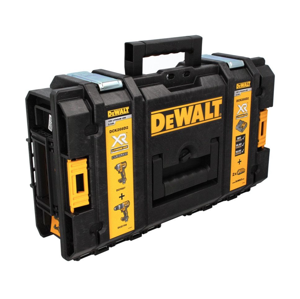 DeWalt Werkzeugkoffer Tough Box DS 150 Werkzeug Koffer (1-70-321) + Einlage DCF887 & DCD796