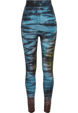 URBAN CLASSICS Leggings Urban Classics Damen Ladies Cotton Tie Dye High Waist Leggings (1-tlg)