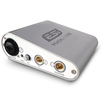 ESI -Audiotechnik ESI MAYA 22 USB Audio-Interface + Kopfhörer Digitales Aufnahmegerät