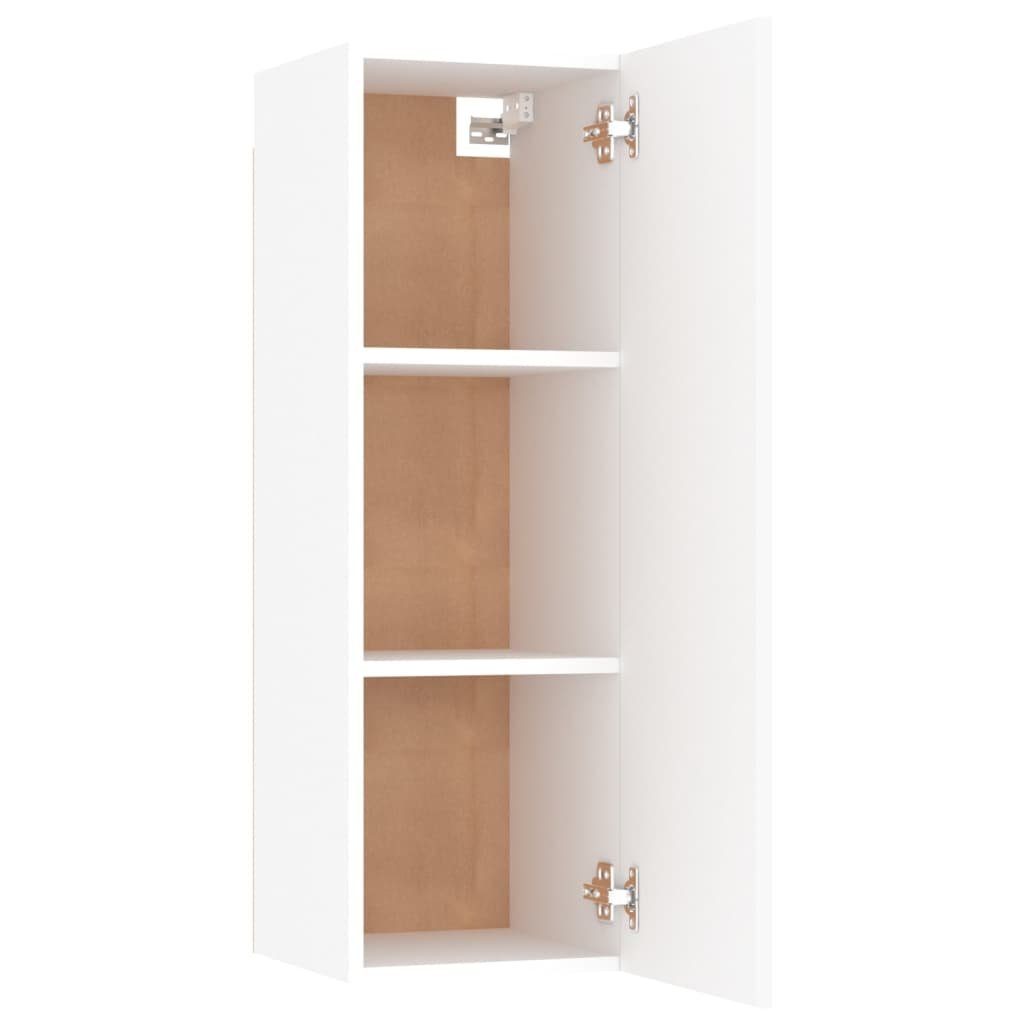 vidaXL TV-Schrank-Set 8-tlg. Weiß (8-St) TV-Schrank Holzwerkstoff