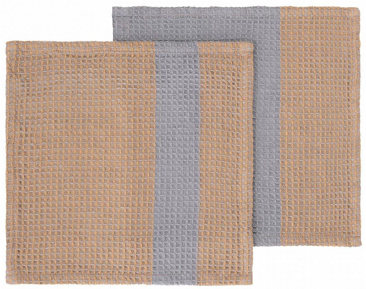 blomus Spültuch GANO, aus 100% Baumwolle, GOTS organic, zertifiziert durch BCS 35020, (Set, 2-tlg), 25x25 cm, Кухонные полотенца bestehend aus zwei verschiedenen Mustern