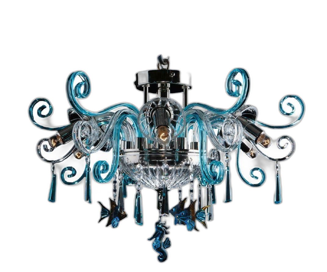 Xlmoebel Kronleuchter Bohemia IVELE Kristall Deckenleuchte mit eleganter Optik, Hergestellt in Europa