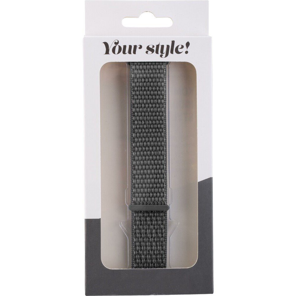 Peter Jäckel Uhrenarmband Apple Watch Band 44mm/42mm Nylon Dark Black