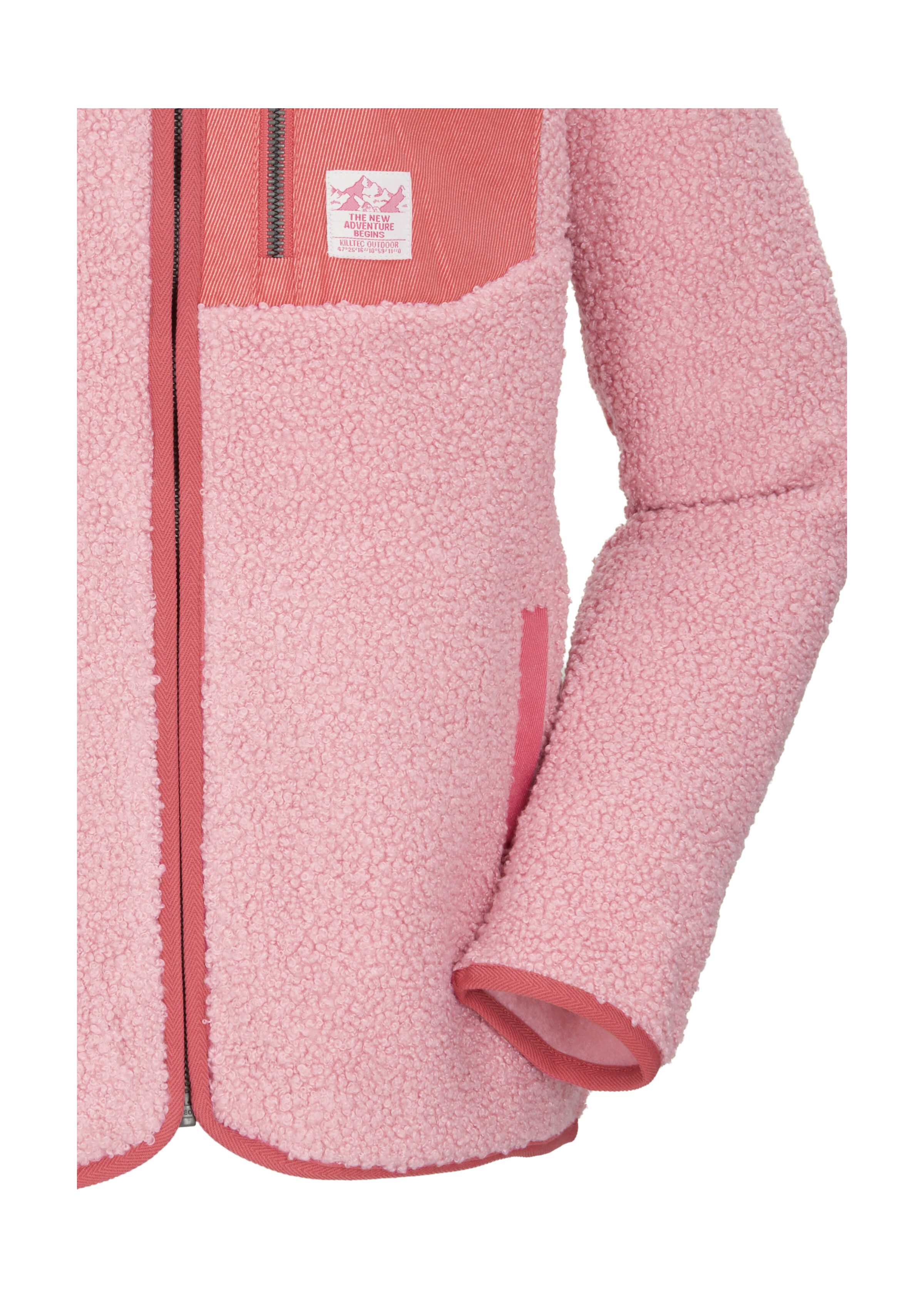 Killtec Fleecejacke KOW 140 GRLS FLC JCKT Weiche Sherpa-Fleecejacke mit Kinnschutz und Stauraum – Bild 4 von 5