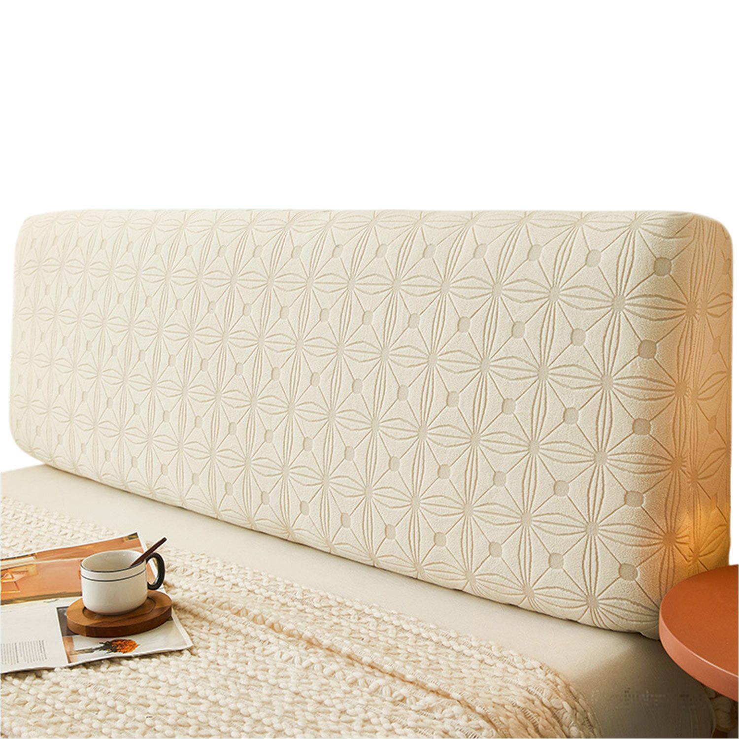 Refttenw Betthusse Bettkopfteil Накидки Bett Kopfteil Bezug Staubdicht Schutzhülle, Kopfteilbezug 150/180/200cm Für Doppelbett Einzelbett