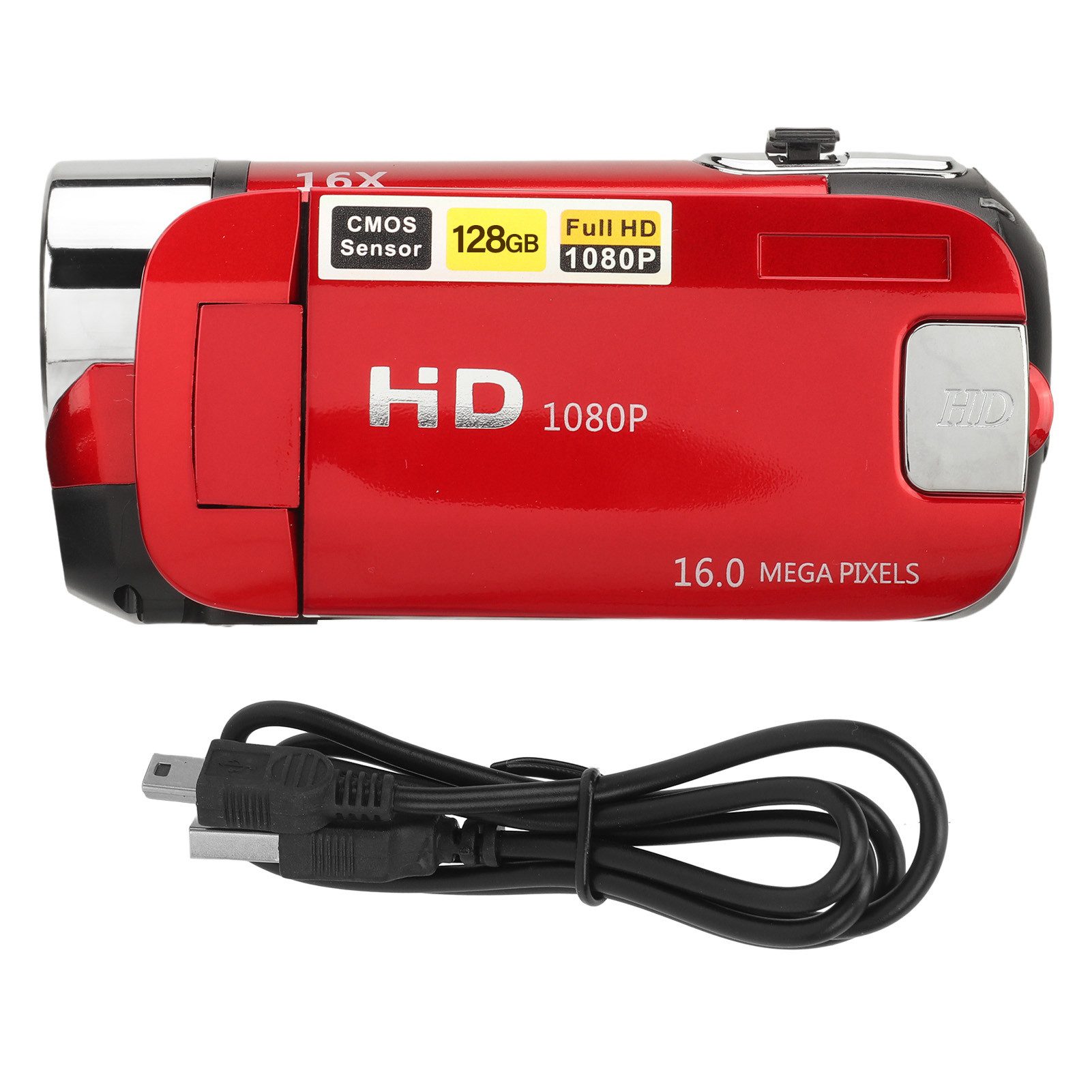 D90 1080P 16MP Digitalkamera, 16-facher Zoom HD-Videorecorder Vollformat-Digitalkamera