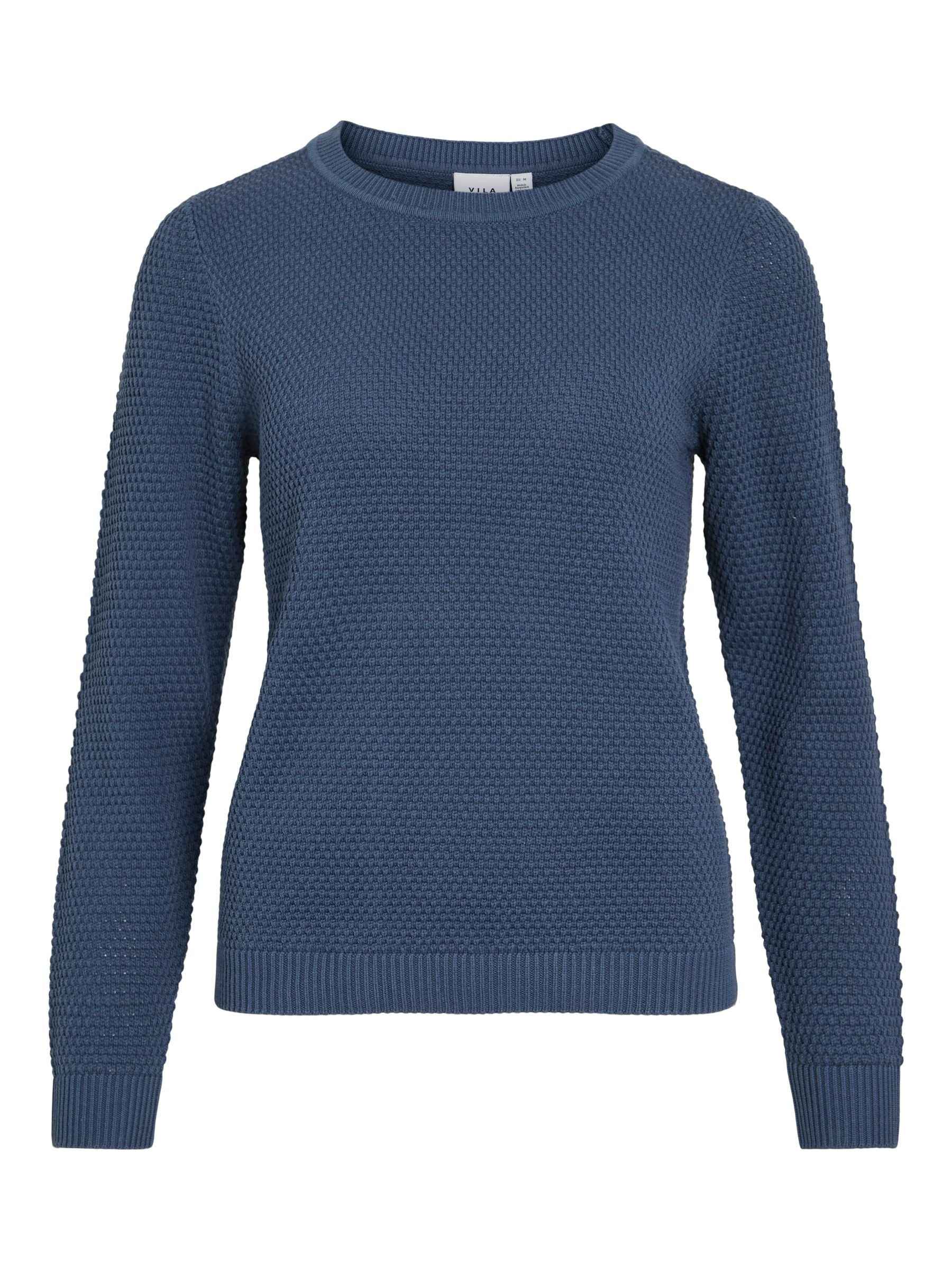 Vila Strickpullover Struktur Strickpullover Kuscheliger Design günstig online kaufen