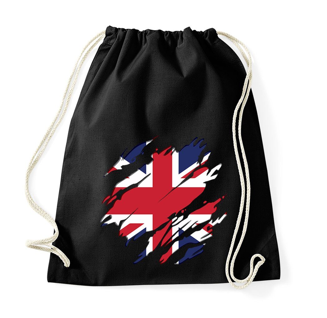 Youth Designz Turnbeutel England Britain Baumwolle Tasche, mit trendigem  Motiv