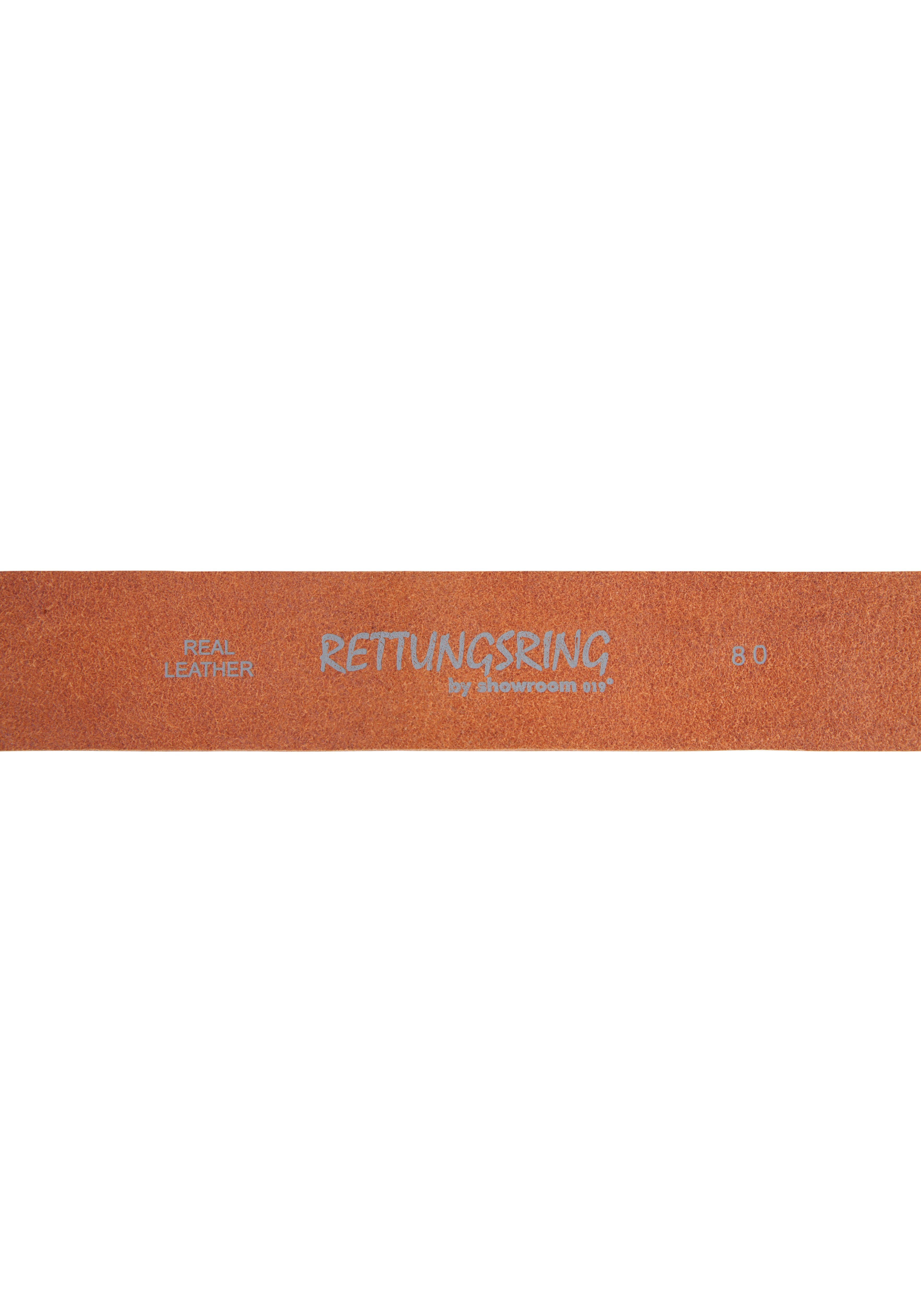 »Oval RETTUNGSRING showroom Nieten by Schließe mit Ledergürtel 019° austauschbarer Kupfer«