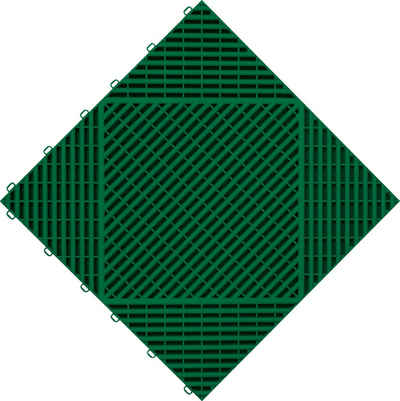 florco® Klickfliesen »classic,grün,40x40x1,8 cm«, 6 St., 6 Stück/Pack (0,96 m)